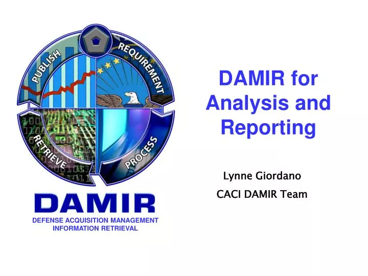 damir for analysis and reporting