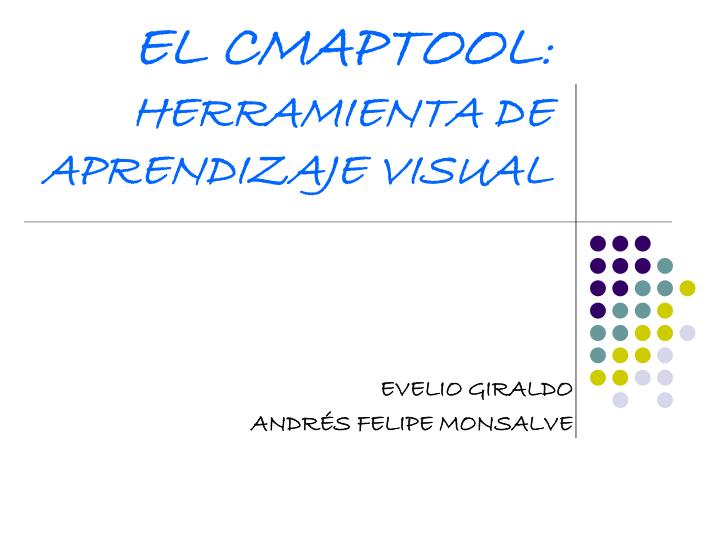 el cmaptool herramienta de aprendizaje visual