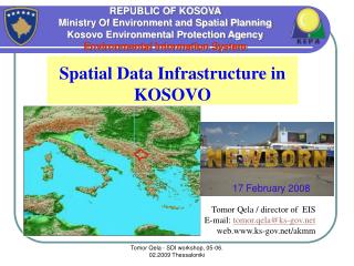 REPUBLIC OF KOSOVA Ministry Of Environment and Spatial Planning Kosovo Environmental Protection Agency Environmental Inf