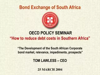 Bond Exchange of South Africa