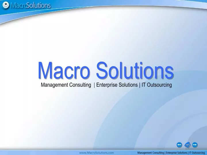 macro solutions