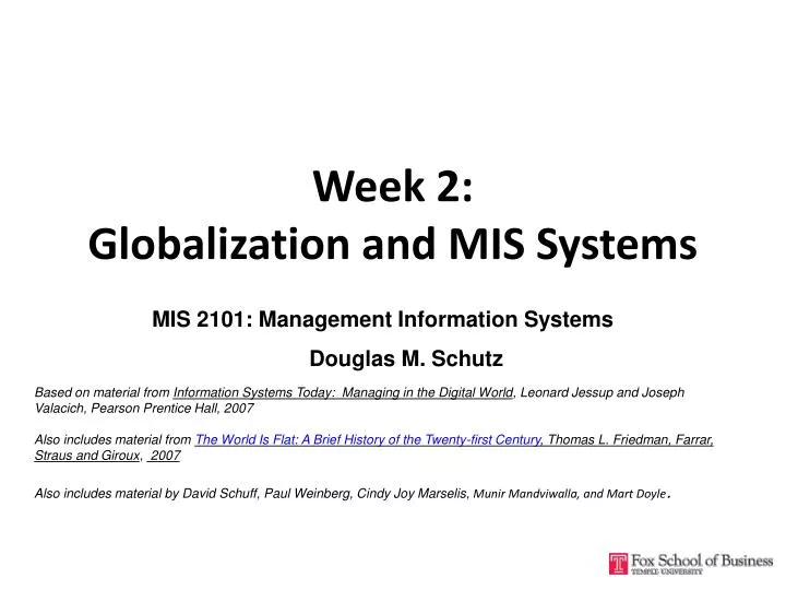week 2 globalization and mis systems