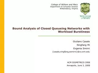 Bound Analysis of Closed Queueing Networks with Workload Burstiness