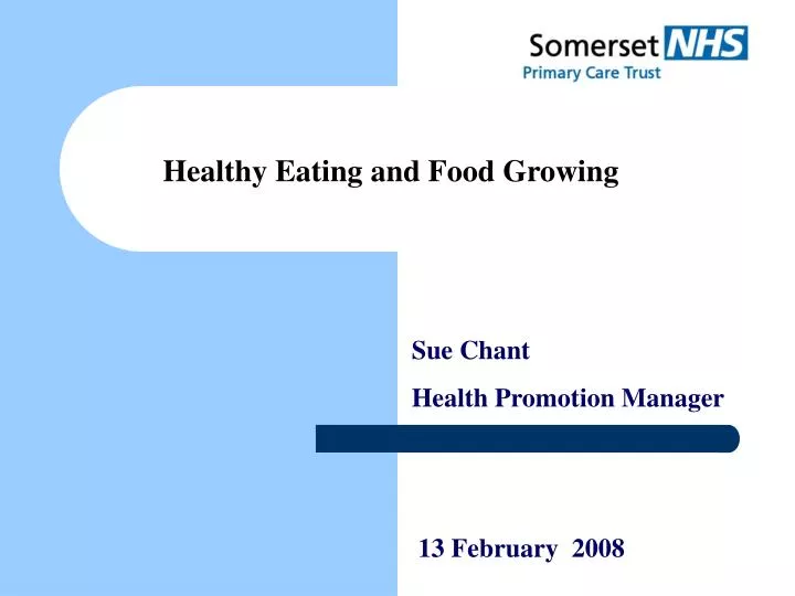sue chant health promotion manager