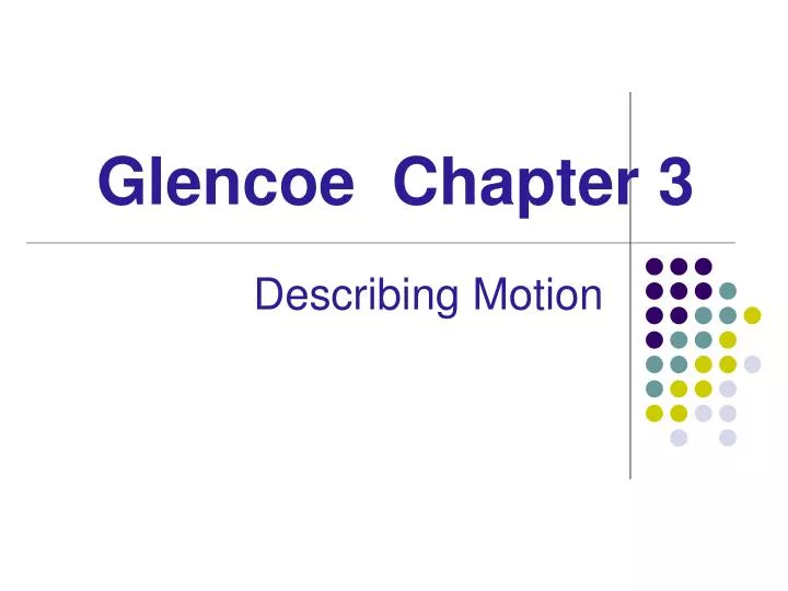 glencoe chapter 3