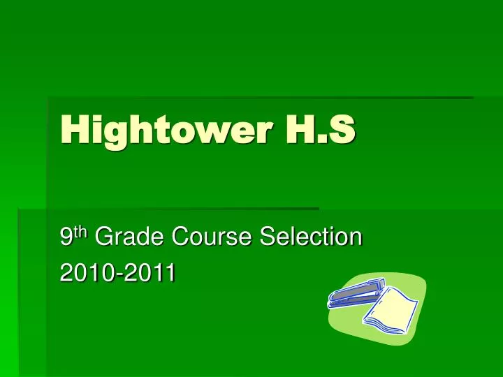 hightower h s