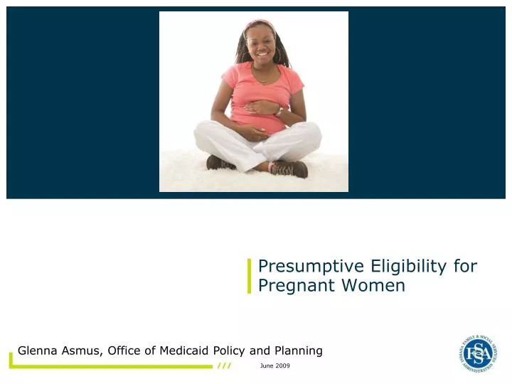 presumptive eligibility for pregnant women
