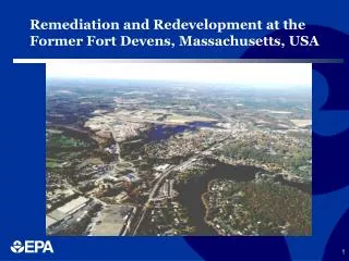 Remediation and Redevelopment at the Former Fort Devens, Massachusetts, USA