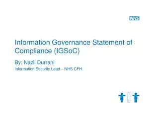 Information Governance Statement of Compliance (IGSoC)