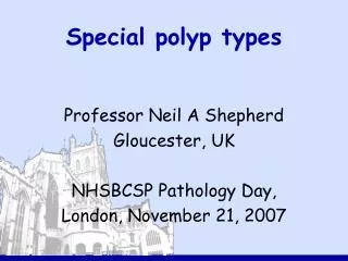 Special polyp types