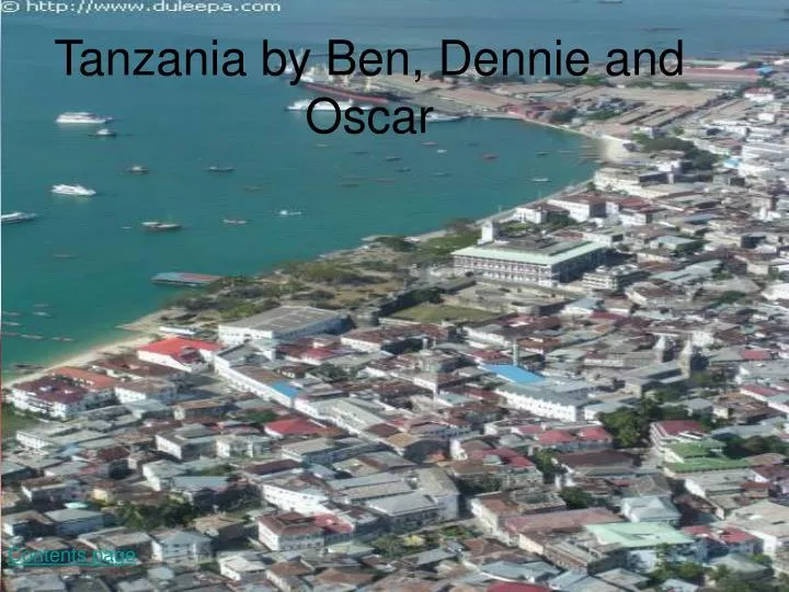 tanzania by ben dennie and oscar