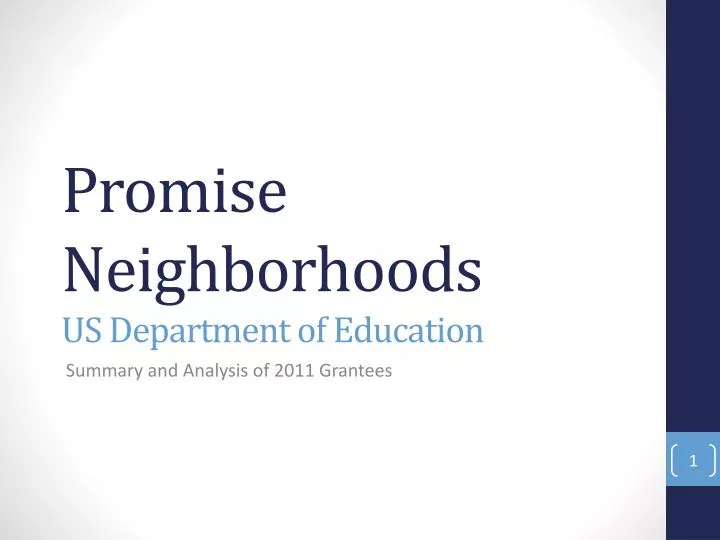 promise neighborhoods us department of education