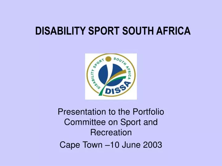 disability sport south africa
