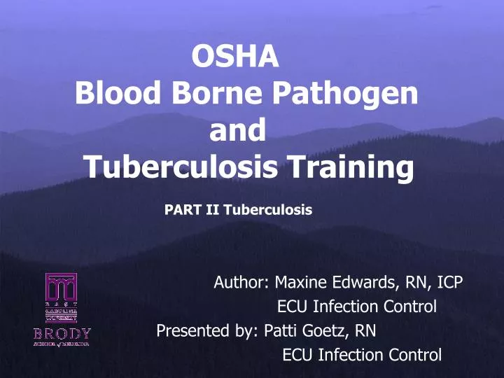osha blood borne pathogen and tuberculosis training part ii tuberculosis