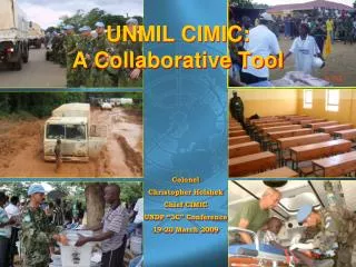 UNMIL CIMIC: A Collaborative Tool