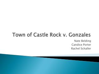Town of Castle Rock v. Gonzales
