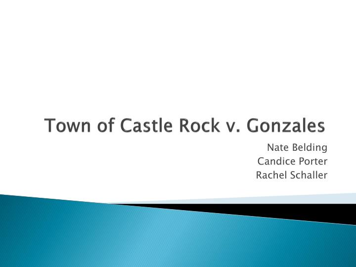 town of castle rock v gonzales