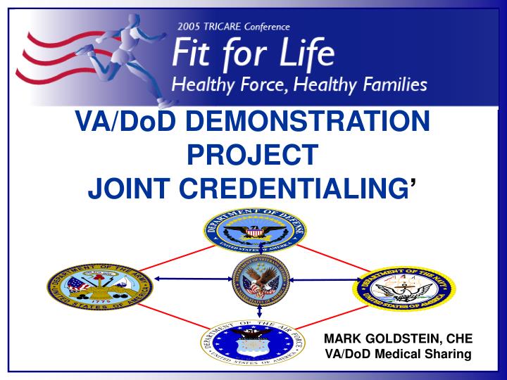 va dod demonstration project joint credentialing