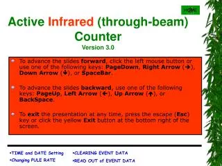 Active Infrared (through-beam) Counter Version 3.0