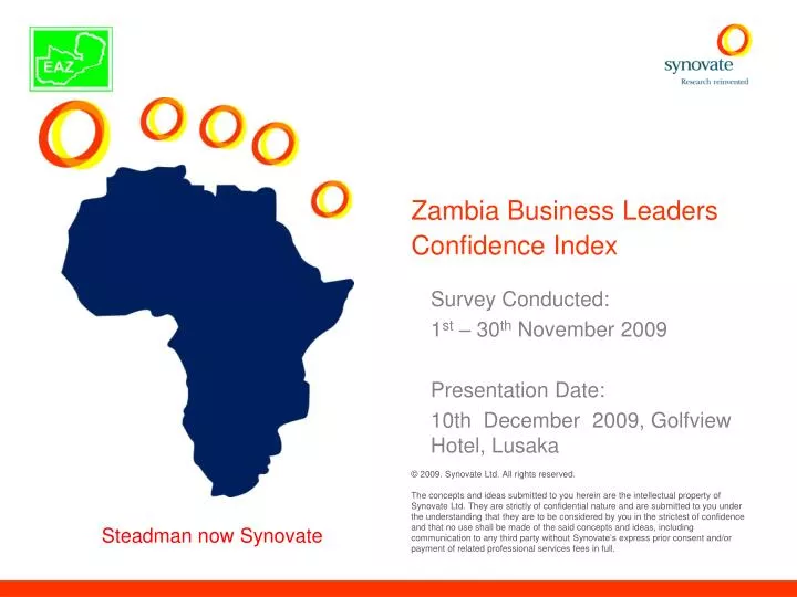 zambia business leaders confidence index