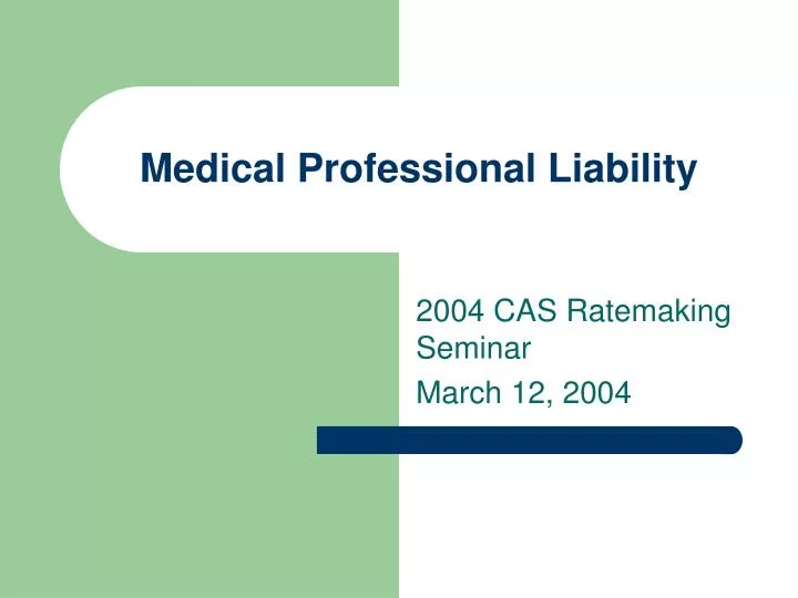 medical professional liability