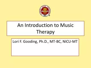 An Introduction to Music Therapy