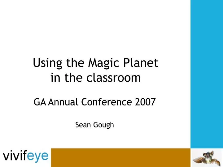 using the magic planet in the classroom