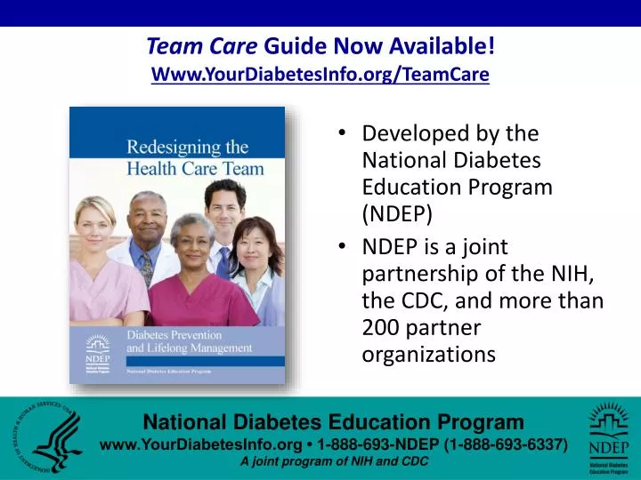 team care guide now available www yourdiabetesinfo org teamcare