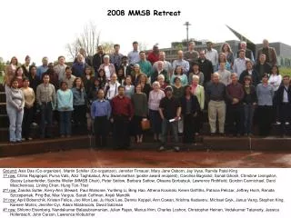 2008 MMSB Retreat