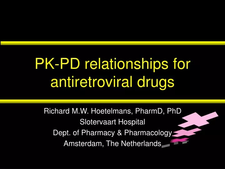 pk pd relationships for antiretroviral drugs