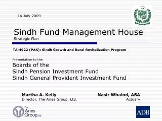 Sindh Fund Management House Strategic Plan