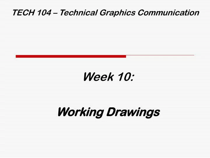 tech 104 technical graphics communication