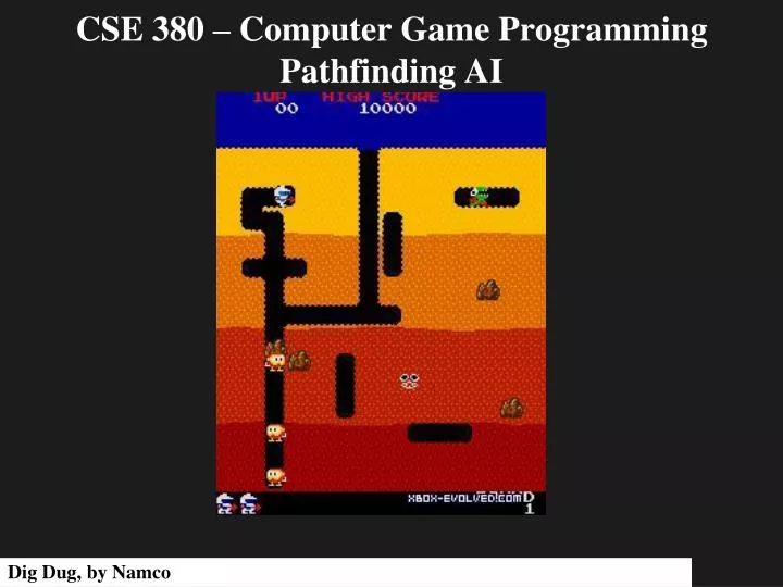 cse 380 computer game programming pathfinding ai