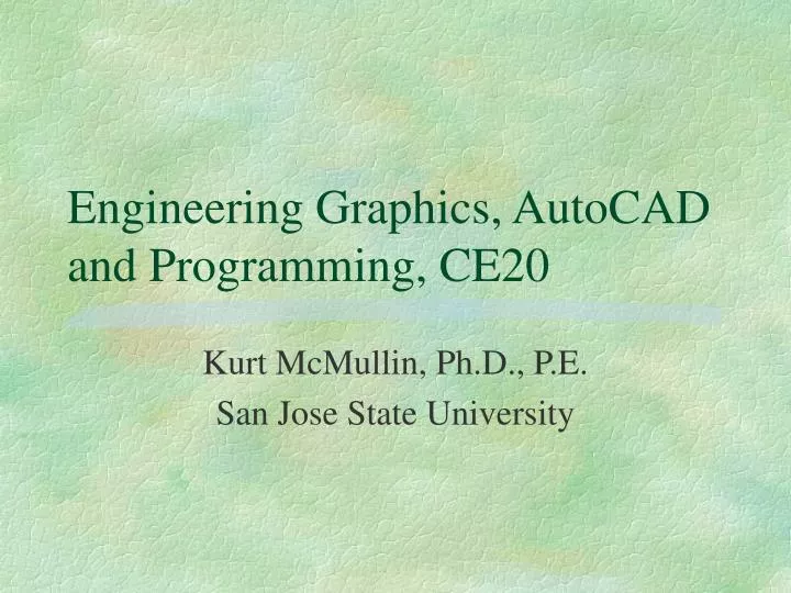 engineering graphics autocad and programming ce20