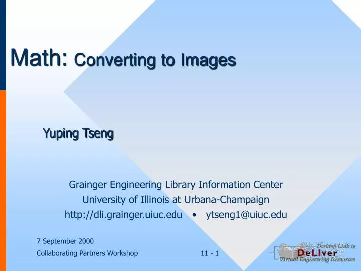 math converting to images