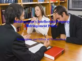 Intellectual property infringement policy