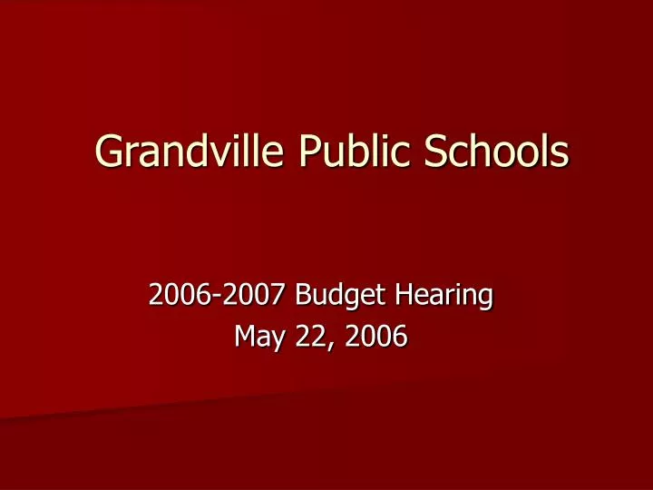 grandville public schools