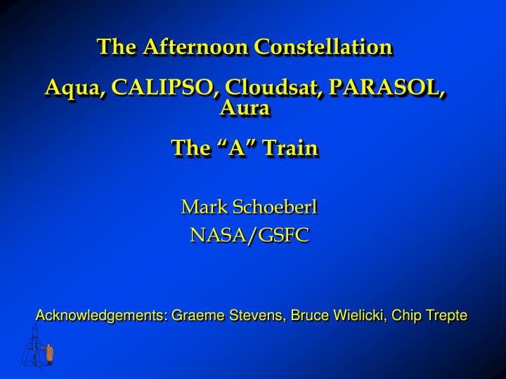 the afternoon constellation aqua calipso cloudsat parasol aura the a train