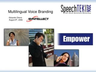 Multilingual Voice Branding