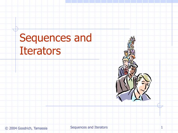 sequences and iterators