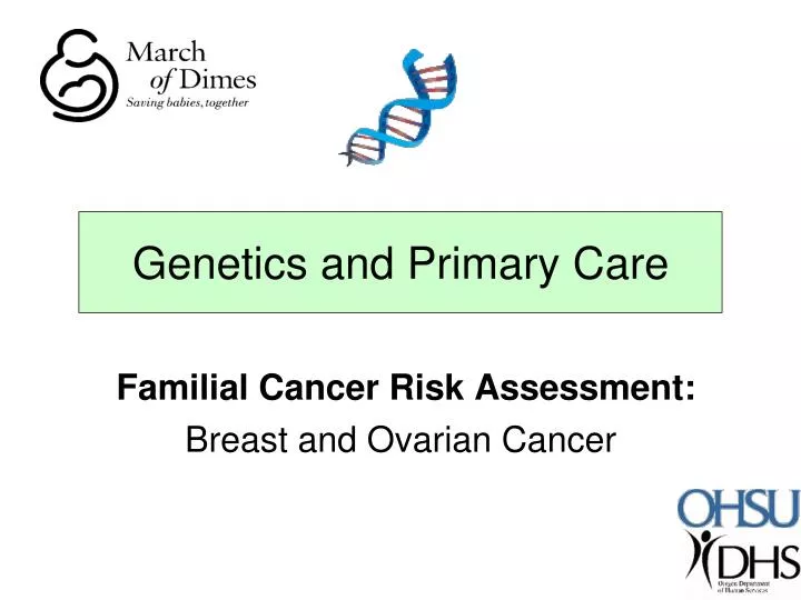 familial cancer risk assessment breast and ovarian cancer