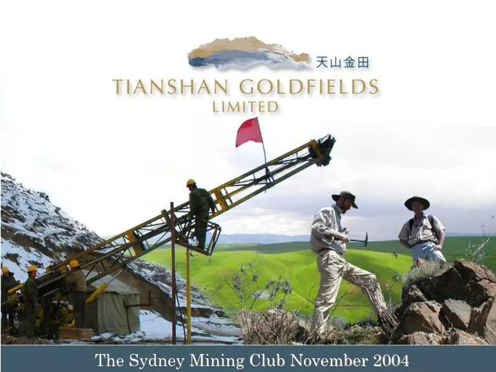 the sydney mining club november 2004