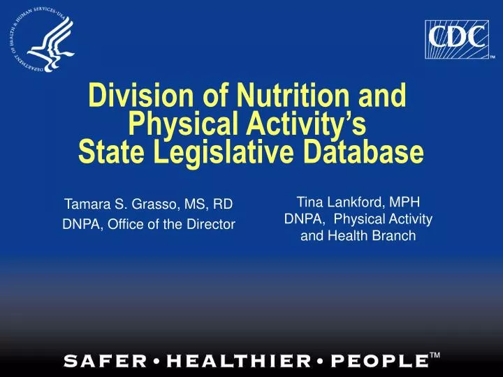 division of nutrition and physical activity s state legislative database