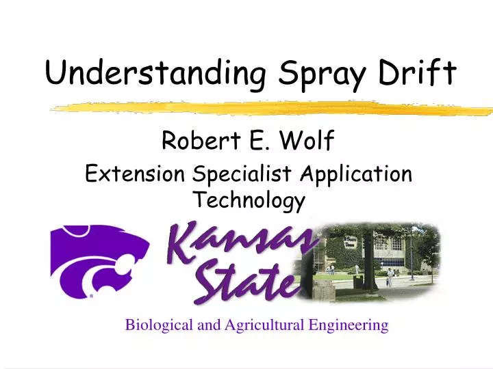 understanding spray drift