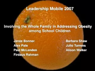 Leadership Mobile 2007