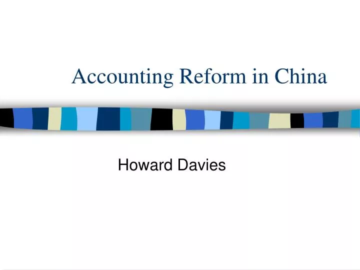 accounting reform in china
