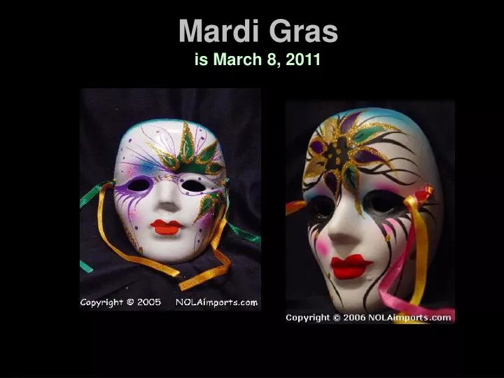 mardi gras is march 8 2011