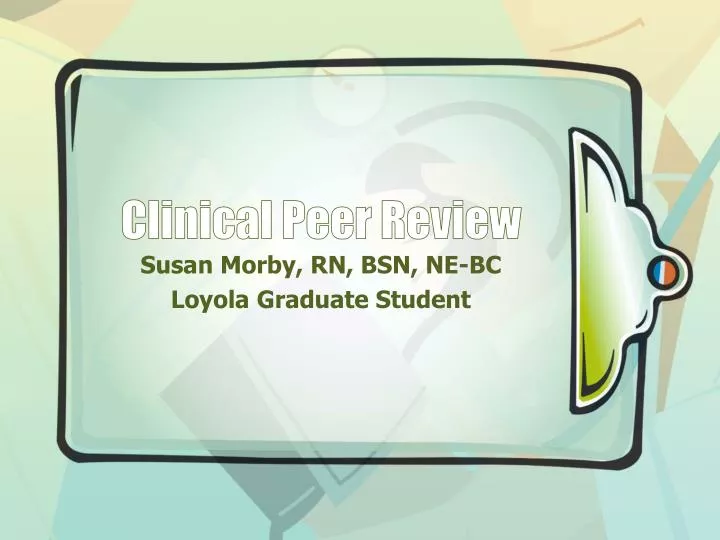 clinical peer review