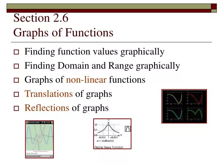 section 2 6 graphs of functions