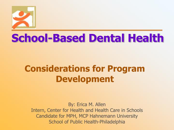 considerations for program development